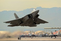 F-22 take off